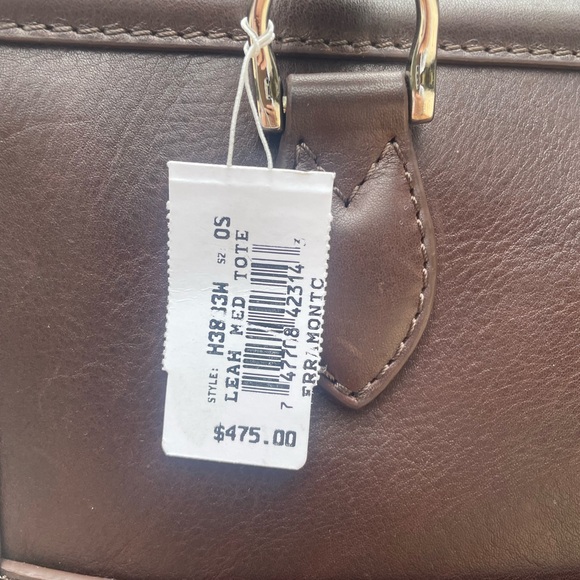 NEW! Brighton Ferrara Montecito “Leah” Woven Brown Leather Tote / Crossbody Bag - Picture 11 of 12